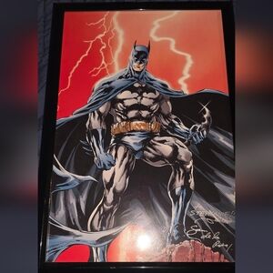 Batman Comic Art Framed Poster